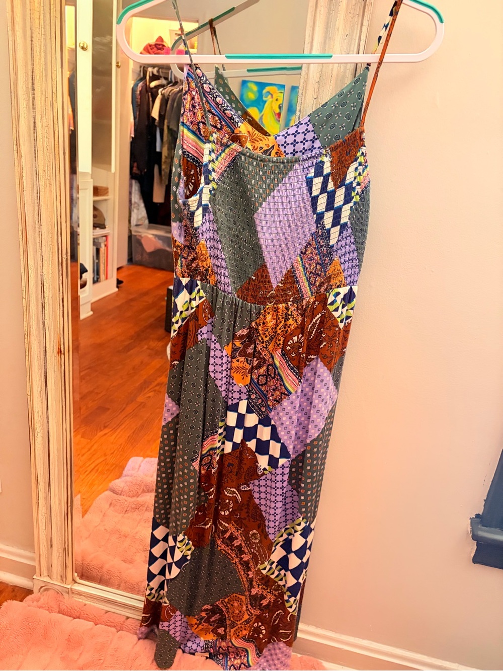 Rewind Multi-Print Boho Dress Patchwork - Picture 8 of 8